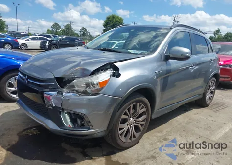 2018 Mitsubishi Outlander Sport 2.4 Sel из США, поврежденный, VIN JA4AP4AW7JZ034695